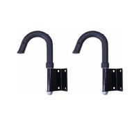 Wswqop Crochet de Sécurité pour Échelle en Métal Aluminium Fer Structure Antidérapante Support Semi-isolé Montage Facile Adapté à l'Installation Domestique Travail Extérieur