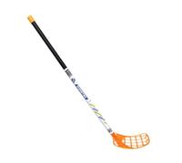 Wswqop Crosse de Floorball Crosse Bâton Tige Conception Simple Set Unique Manipulation Facile Droite Compatible pour Guidage et Frappe Adaptée au Sport, Orange Blanc, 95 Cm 160-175 Cm De Hauteur