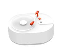 Wswqop d'Air Diffuseur Essentiel Lampe de Table Brume Intermittente Style Rétro Silencieux Adapté pour le Bureau et la Chambre d'Adulte, Blanc