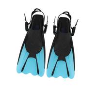 Wswqop Deux Paires de Palmes de Plongée/Natation Confortables et Réglables, en Silicone Léger. Palmes Polyvalentes Idéales pour Les et Les Activités, Bleu, S