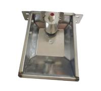 Wswqop Distributeur d'eau Automatique pour Animaux, en Acier Inoxydable, Alimentation Continue, Convient Aux Bovins, Chevaux, Chiens et Autres Animaux, M 31cmx26cm