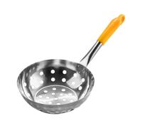 Wswqop Écumoire à Maille Fine Louche Passoire Écumoire Skimmer Égouttage Rapide Acier Inoxydable Poignée Ergonomique Adaptée pour Friture Dégraissage Nouille, Style A
