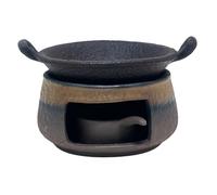 Wswqop Ensemble Chauffe-théière, Brûleur à Thé, Bougeoir, Portable et Facile à Nettoyer, de Style Japonais Traditionnel pour La Maison, Le Bureau, La Salle à, Style B