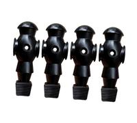 Wswqop Ensemble de 4 Figurines de Remplacement pour -Foot, en Matériau PP, Idéal pour Les Jeux de Table, Les Fêtes de Famille et Les Réunions Entre Amis, Noir