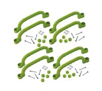 Wswqop Ensemble de 8 Poignées pour Structure D'escalade, Poignées D'escalade, Accessoires pour équipements de Jeux, Prise En Main Confortable, Durabl, Vert Clair