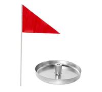 Wswqop Ensemble D'entraînement Au Putting avec Drapeau et Trou pour Réaliser Un Putting Green dans Le Jardin, à L'intérieur comme à L'extérieur.