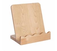 Wswqop Étagère Rangement En Bois à un Niveau Polyvalent Étagère D'affichage Inclinée En Bois Compact Présentoir pr lon, Chambre à Ccher