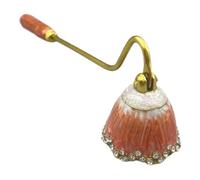Wswqop Éteignoir à Bougie Mouchette de Sécurité Instrument pour Flamme Accessoire de Maison En Alliage de Zinc Robuste Adapté pour Les Cadeaux et Les Bougies, Rose