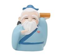 Wswqop Figurine de Bénédiction Du Dieu de L'apprentissage, Ornement de Bureau, Décoration Feng Shui, Collection D'œuvres D'art, Sculpture de Pers, Confucius