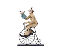 Wswqop Figurine de Clown Statue de Clown Figurines de Collection Créatives Sculpture de Figurine D'art Ornement de Bureau pour étagère Décoration de, c