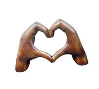 Wswqop Figurine Main Amour, Artisanat Moderne, Statue de Doigt D'amour pour Chambre, Bureau