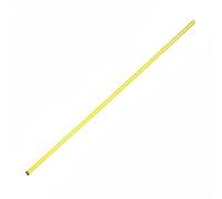 Wswqop Golf Putting Kit d'Alignement Putting Outil Cible Bâton Guide Visuel pour Tracer la Ligne et Contrôler en Fibre de Verre Latex Adapté aux Débutants, Jaune