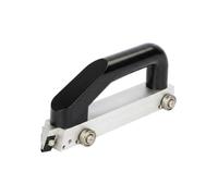 Wswqop Guide de Rainurage pour Sol Accessoire Coupeur Manuel pour Sol Vinyle Construction Métal Carbone Réglage Profondeur Incision Pratique Maintien Droit, Petit