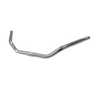 Wswqop Guidon de Vélo, Robuste en Alliage D'aluminium Argenté, Fixation Professionnelle, Installation Facile, Pièce de Rechange