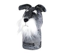 Wswqop Housse de Club de Golf Couvre-Bois Protecteur avec Tissu Molletonné Polyester et Tube Adapté à la Protection Pendant Le Stockage et Le Déplacement, Grand Chien Schnauzer