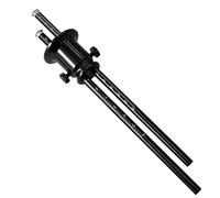 Wswqop Jauge à Tracer Roue Précise En Alliage D'Aluminium et Acier Règle de Mesure Double Unité Outil de Traçage Ajustable Scriber Polyvalent Adapté Aux Menu, Noir