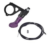 Wswqop Levier de Télescopique, Levier de à Distance, avec Capuchon pour VTT, Violet