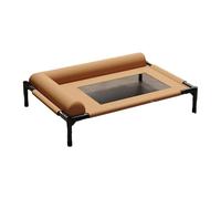Wswqop Lit surélevé pour Animaux de Compagnie, Lit surélevé Rafraîchissant, Respirant, en, Hamac D'intérieur et D'extérieur, pour Chiens et Ch, 66cmx45cmx17cm