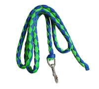 Wswqop Longe pour Cheval, Robuste et Munie d'un Mousqueton Pivotant, en Polypropylène Tressé. Facile à Utiliser pour La Fixation Aux Licols Lors du Dress, 2.5 m Vert et Bleu