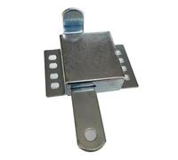 Wswqop Loquet Coulissant de Verrouillage de Porte de Garage, Matériel D'installation Facile, Serrure de Sécurité Robuste En Fer Galvanisé à Haute Résista, Civil