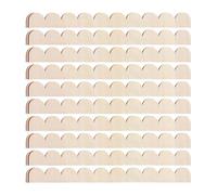 Wswqop Lot de 10 Bandes de Chant En Bois, Jolies Bandes Festonnées à Installer, pour étagère D'armoire, Décoration de Meubles, 20 Cm X 4 Cm X 0.25