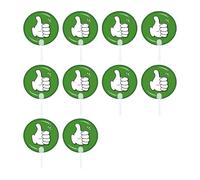 Wswqop Lot de 10 Panneaux de Signalisation Réutilisables et Imperméables, Pratiques et Faciles à Utiliser, pour Les Discussions entre Enseignants et élèves, D'accord Ou Pas D'accord