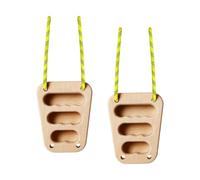 Wswqop Lot de 2 Prises d'escalade en Bois pour Porte Ou Mur Extérieur