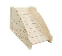 Wswqop Maison pour Lapin Abri Cabane Lit Refuge en Bois Ventilé pour l'escalade et Le Repos Adapté pour Les Hamsters et Les Gerbilles, Style H