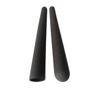 Wswqop Manchon de Guidon de Vélo d'exercice, 2 Pièces, Tube de Manchon de Guidon pour Vélos de Cyclisme, Adaptateur D'haltères, Manchons de Barre de, Intérieur 25mm L250mm