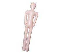 Wswqop Mannequin Gonflable Modèle Humain Poupée pour Costume Accessoire de Scène pour Une Présentation Réaliste Adapté pour Les Célébrations, sans Accessoires