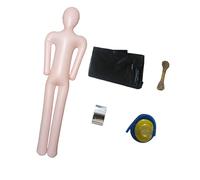 Wswqop Mannequin Gonflable Modèle Humain Poupée pour Costume Accessoire de Scène pour Une Présentation Réaliste Adapté pour Les Célébrations, avec des Accessoires