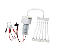 Wswqop Mini Pompe Diffuseur pour Aquarium, Compacte, Robuste, Puissante, Pratique, Facile à Utiliser, Multifonctionnelle avec Accessoires, 12 V, Silencieu, Style 3