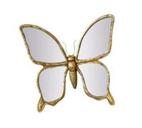 Wswqop Miroir Mural Décoratif En Résine de Vintage, Décoration Murale Compacte, à Suspendre pour Bureau, Entrée, Chambre, En forme de papillon