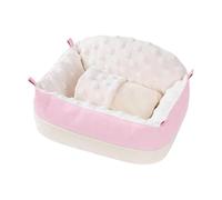 Wswqop Nid de Couchage pour Hamster, Hamac pour Planeur à Sucre, Cachette Confortable, Maison pour Cochon d'Inde, Petit Lit pour Animal de Compagnie, Pou, Rose