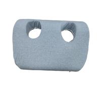 Wswqop Oreiller Gris avec Trous pour Les Oreilles, Oreiller pour Dormir sur Le Côté, Idéal pour Ceux Qui Ont Besoin de Soutien. Salons de Beauté.