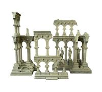 Wswqop Ornement D'aquarium Modèle Romain Européen, Statuette de Pharaon, Décoration En Résine, Architecture Antique pour Aquarium, Convient Aux Studios, Style D