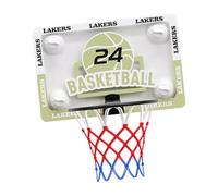 Wswqop Panier de Basket D'intérieur Pliable, Fixation Murale, Montage Facile, Polypropylène Robuste pour Jeux en Famille, Salle de Jeux, Salle Communauta, Petit