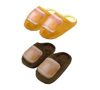 Wswqop Pantoufles Originales et Amusantes pour Couples, Idéales pour La Saint-Valentin.