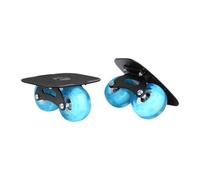 Wswqop Patins à roulettes Split Skateboard Style Moderne, Antidérapants, Légers, en Métal, Adaptés Aux Débutants, Femmes et Hommes pour Le Patinage Urbain, Roue Bleue Arc
