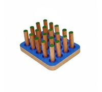 Wswqop Planche de Rééducation Main Coordination Motricité Fine Manipulation Bois Pratique pour Travail Contrôle Doigts Adaptée à Adulte Thérapeutique Maison, Petit