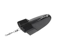 Wswqop Planche de Remplacement pour Planches de Planing Paravane pour Bateaux, Kayaks et, Noir, comme décrit