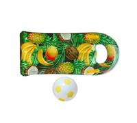 Wswqop Planche de Surf Gonflable avec Poignées, Planche de Surf pour Adultes et Enfants, Radeau de Piscine Gonflable, Toboggan Aquatique, Jouet pour Fête et, fruit