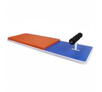 Wswqop Planche de Test Abdominaux Banc Abdos Appareil Fitness Planche d'Exercice Plateau d'Évaluation avec Support Chevilles Réglé et Dessus Rembourré, Multicolore, Bleu, Orange