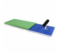 Wswqop Planche de Test Abdominaux Banc Abdos Appareil Fitness Planche d'Exercice Plateau d'Évaluation avec Support Chevilles Réglé et Dessus Rembourré, Multicolore, Bleu, Vert