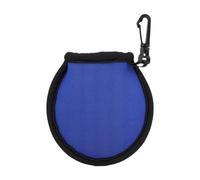 Wswqop Pochette Nettoyante Golf Housse de Lavage de Balle de Golf Sac de Nettoyage Portable avec Mousqueton Protège-Balle Lavable Réutilisable Matériau Néopr, Bleu