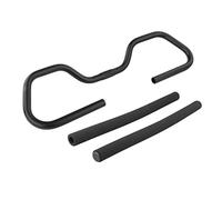 Wswqop Poignées de Guidon Papillon 25,4 X 600 Mm pour Vélo de Randonnée, Vélo de Course, Sable Noir