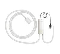 Wswqop Pompe à Siphon électrique Auto-amorçante pour La Mise En Bouteille - Dispositif D'aspiration de Liquides Compact, Polyvalent et Puissant, étanche, Tube de 2 M