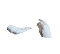 Wswqop Porte-arômes Sculpté à La Main pour La Maison et Le Bureau, Blanc