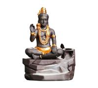 Wswqop Porte-encens à Reflux avec Figurine de Bouddha pour La Maison et Le Bureau, StyleB