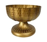 Wswqop Pot de Fleurs en Forme D'urne Française, Composition Florale Rustique Européenne, Pot de Fleurs pour Chambre, Salon, 20 Cm de Profondeur en Or